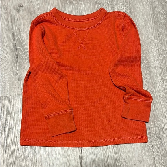 4/$30 Kids Orange Long Sleeve Shirt - Picture 1 of 1